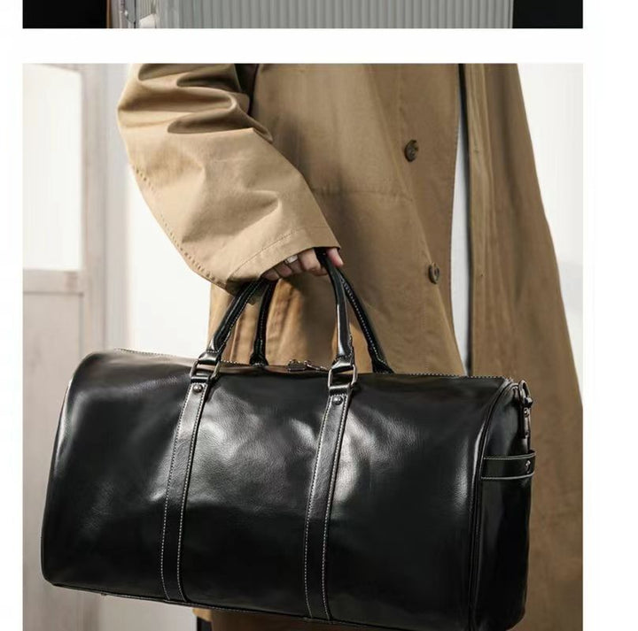 Luxuriöse Leder Reise Wochenendtasche