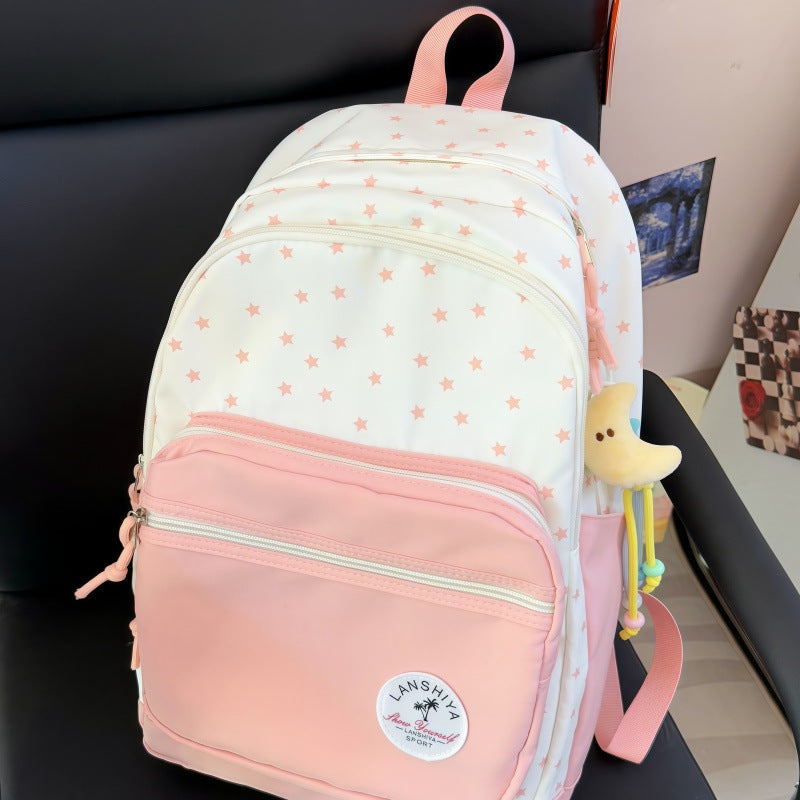 Stern-Muster Grafik Rucksack