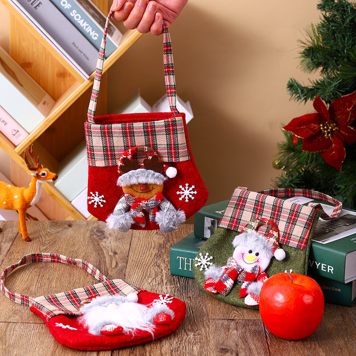 Verspielte Weihnachtsumhängetasche Karnz