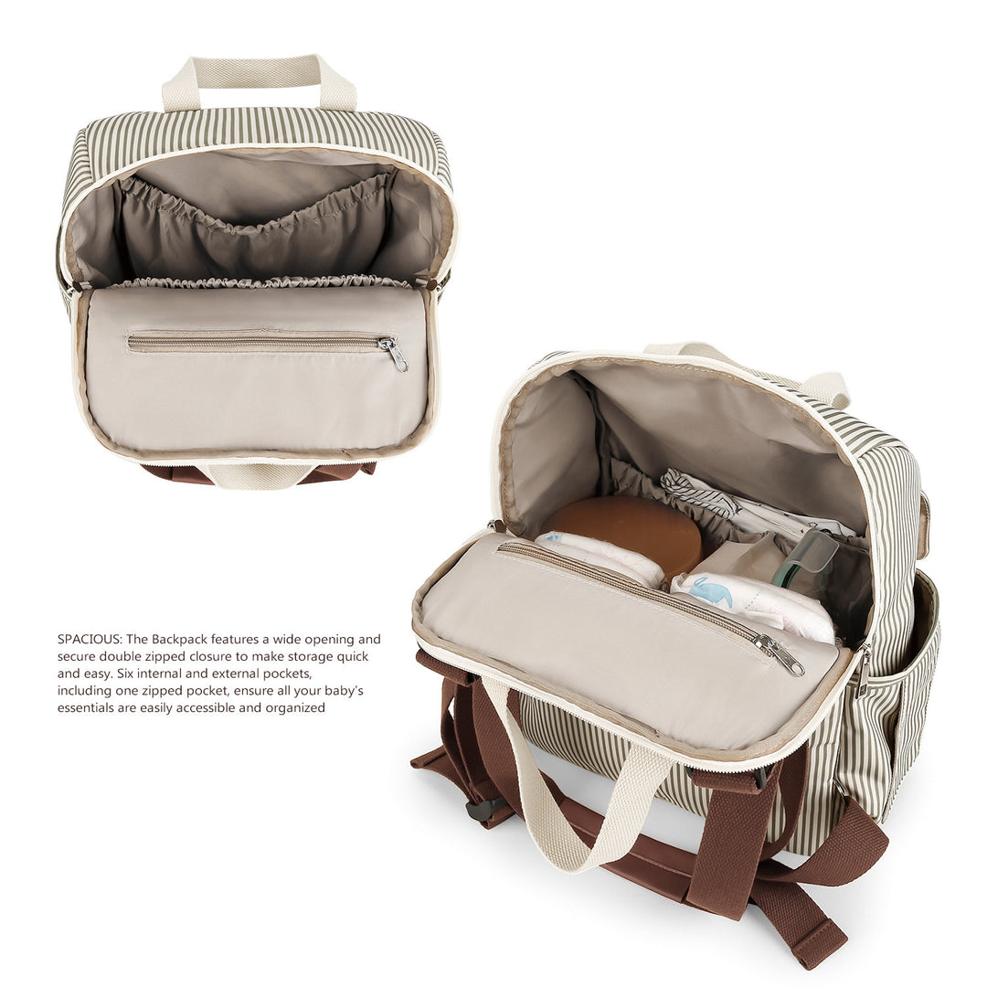 Multifunktionaler Wickelrucksack mit Integrierter Wickelunterlage Karnz