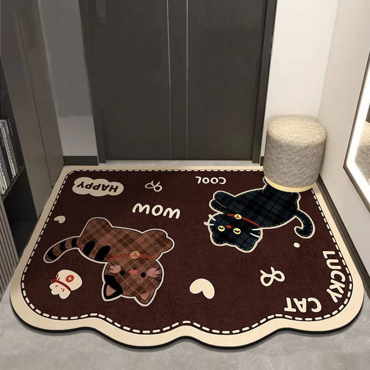 Niedliche Katzen-Themen-Eingangsmatte