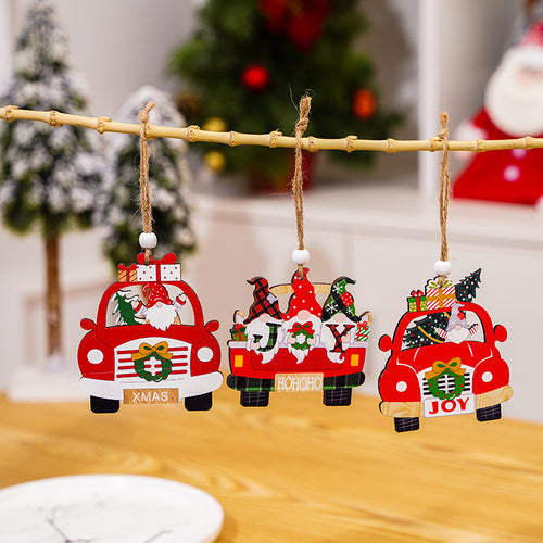 Dekorative Weihnachtswagenfigur Karnz