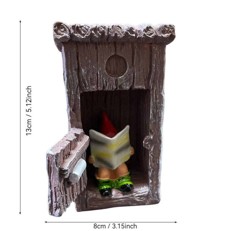 Lustige Gartenzwerg Figur Karnz