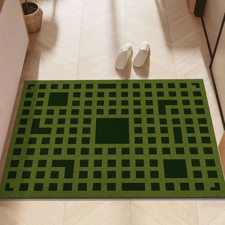 Moderner geometrischer Musterteppich