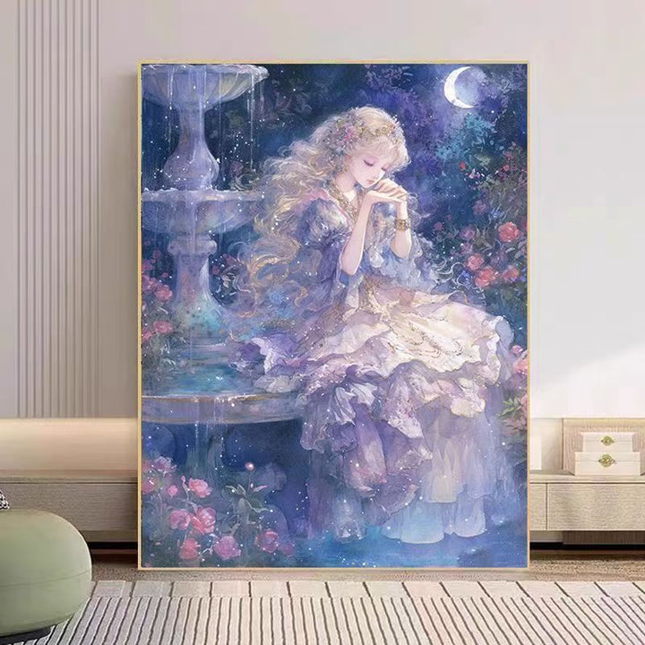 Traumhafte Fantasy-Illustration Wandkunst Karnz