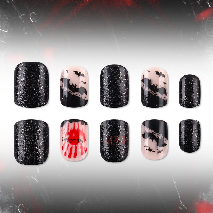 Halloween-Themen Press-On Nail Art Karnz 1787542716