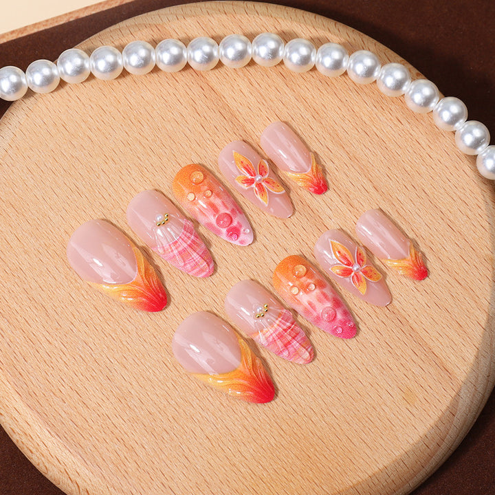 Dekorative Gel-Nageltips Karnz