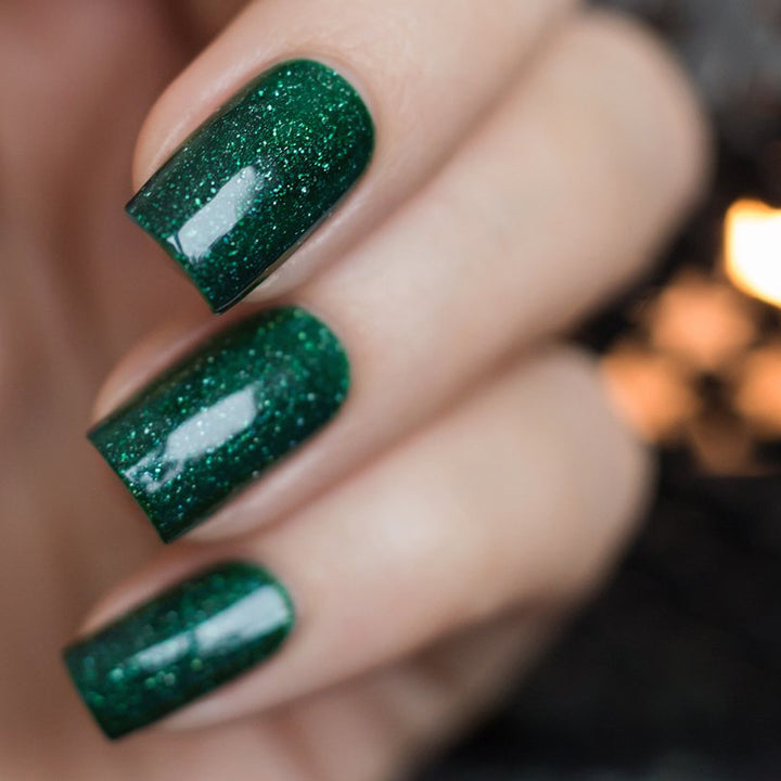 Glitzernde Press-On Nägel Karnz