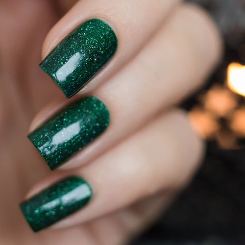 Glitzernde Press-On Nägel Karnz