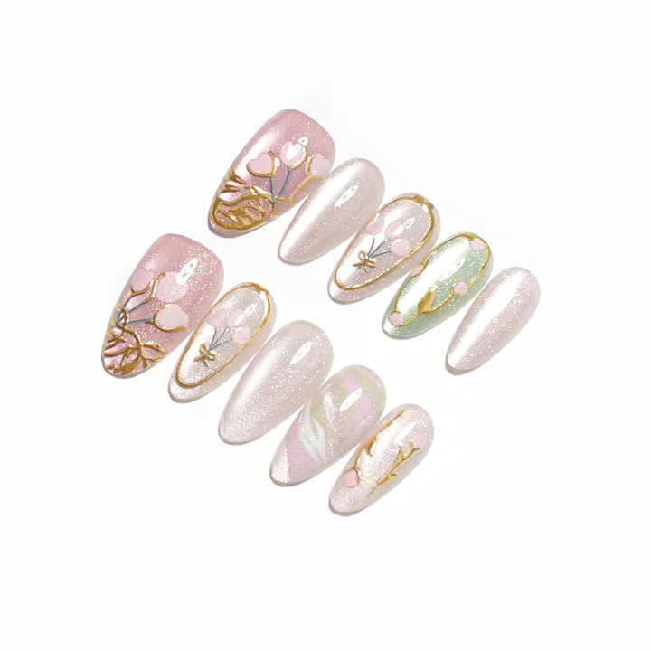 Premium Press-On Nagelkunst Set