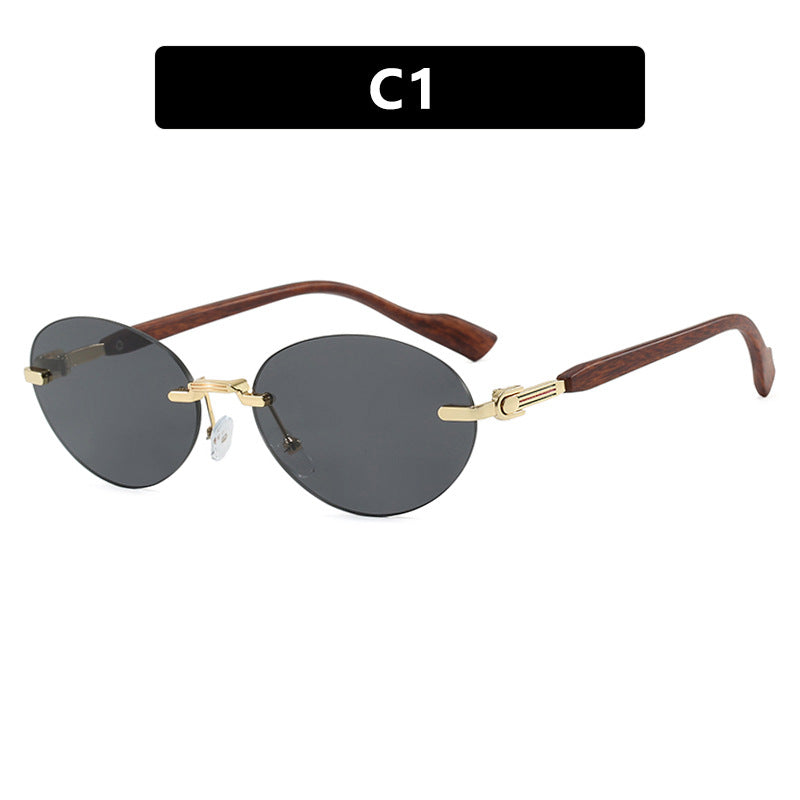 Damen modische Sonnenbrille im eleganten Retro-Stil mit hochqualitativen Gläsern und Holzdetails Karnz