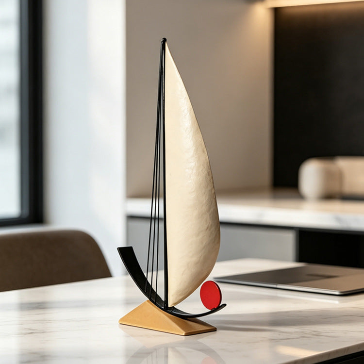 Zeitgenössische nautisch inspirierte dekorative Skulptur