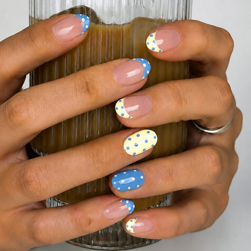 Fun Polka Dot Press-On Nail Set Karnz