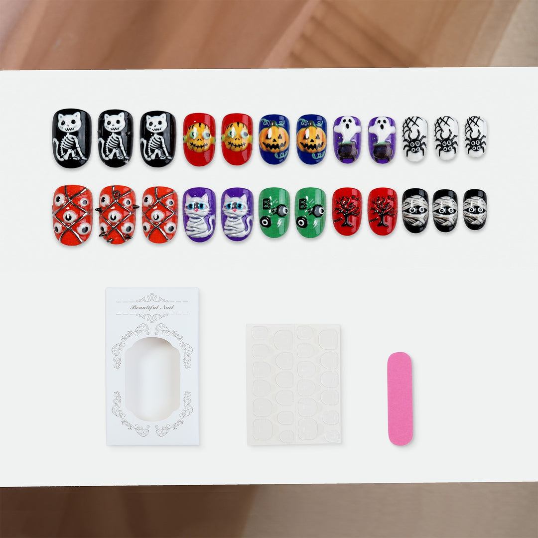 Halloween Kunstnagelset Karnz