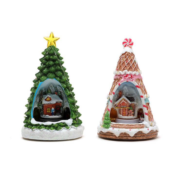 LED-Weihnachtsbaum-Globusschmuck Karnz