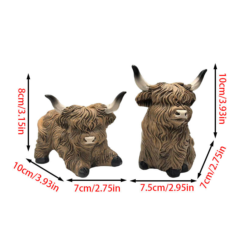 Dekorative Highlanderfigur Karnz