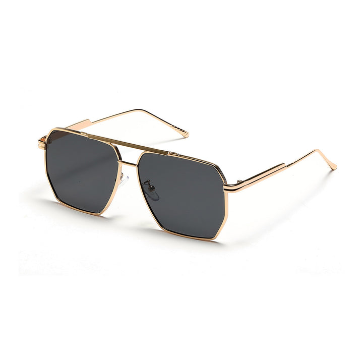 Damen elegante sechseckige Sonnenbrille Karnz