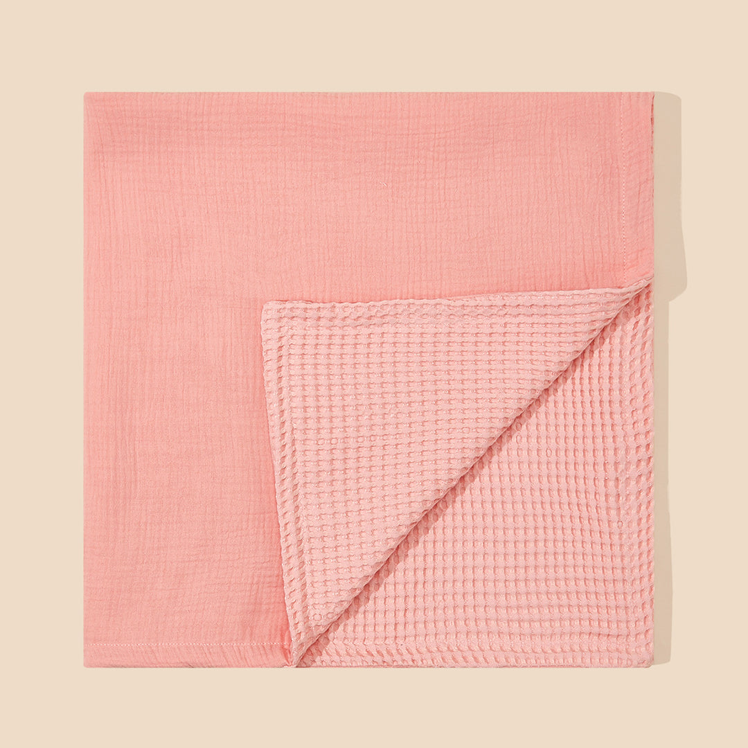 Dual-Texturiertes Musselin Babydecke Karnz