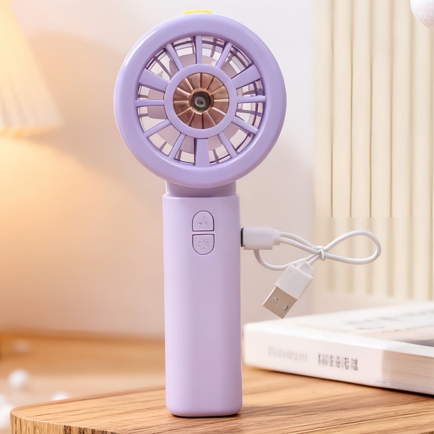 Unisex Handventilator mit Sprühfunktion Karnz