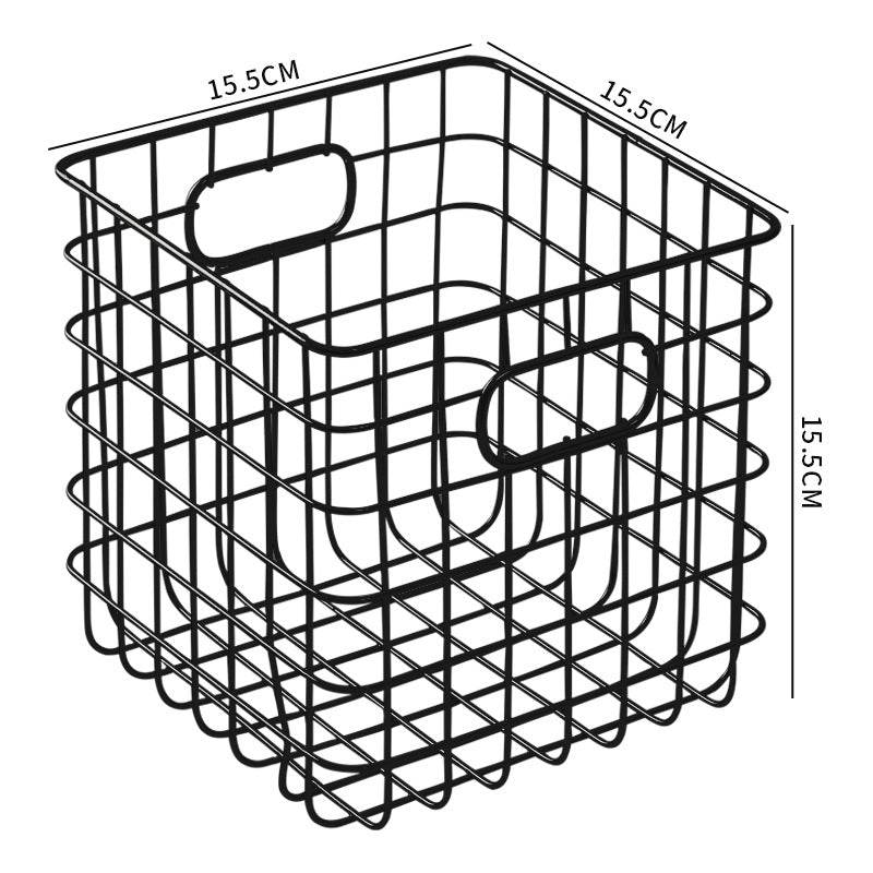 Unisex Drahtaufbewahrungskorb mit ergonomischen Griffen Karnz