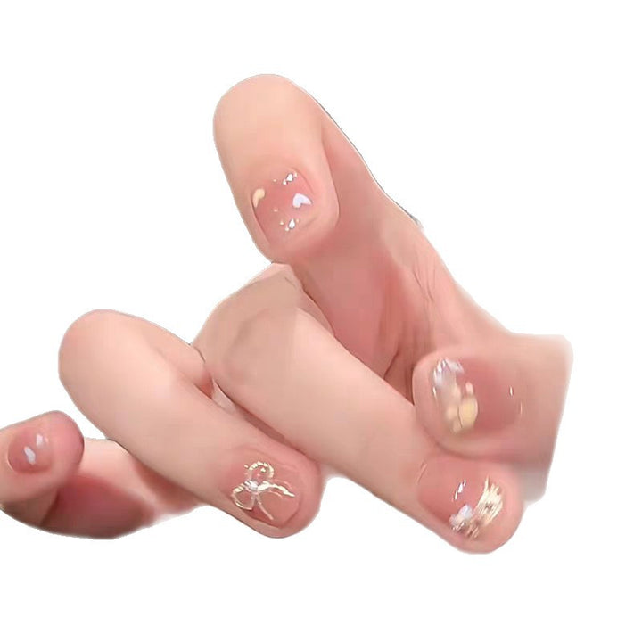 Elegante Stiletto-Press-On Nägel mit künstlerischer Dekoration Karnz