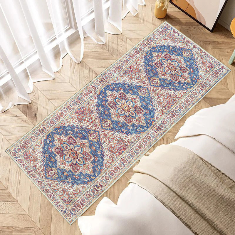 Vintage Bohemian Läufer Teppich Karnz