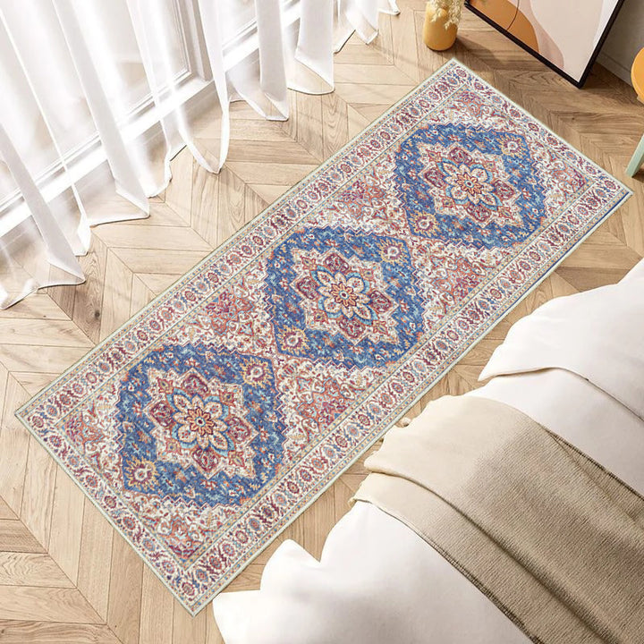 Vintage Bohemian Läufer Teppich Karnz