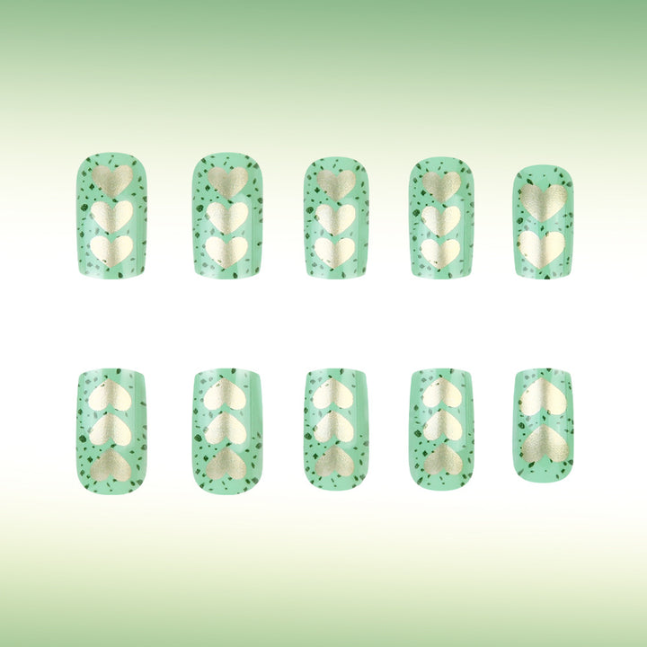 Künstlerisches Herz-verschönertes Nagelkunstset Karnz