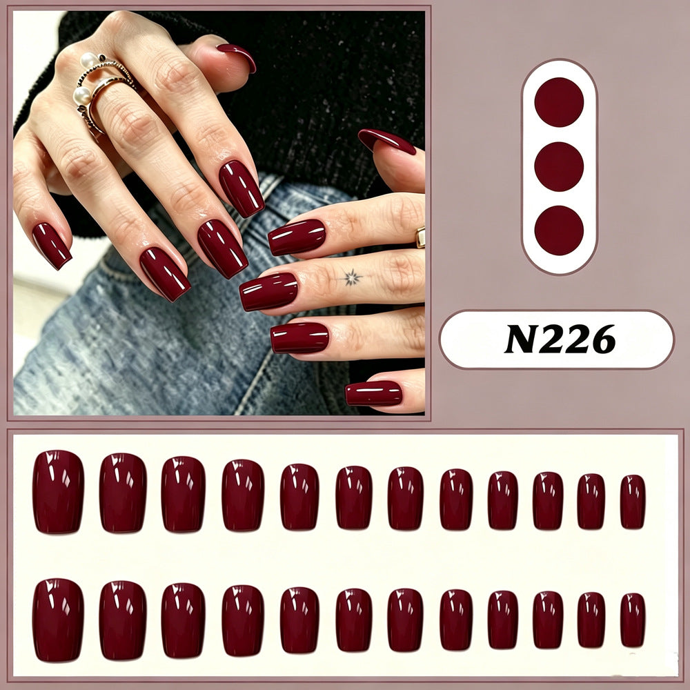 Klassisches Press-On Nagelset