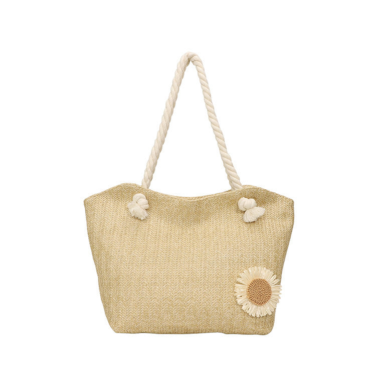 Dekorative florale verziert Strandtasche Karnz