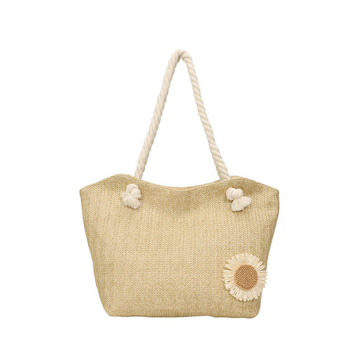 Dekorative florale verziert Strandtasche Karnz