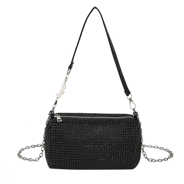 Elegante mit Kristallen verzierte Abend-Clutch