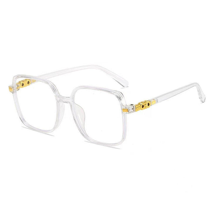 Chic Transparente Rechte Rahmen Brille Karnz