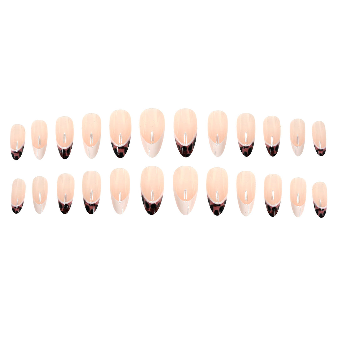 Chic Tiered Animal Print Press-On Nail Set