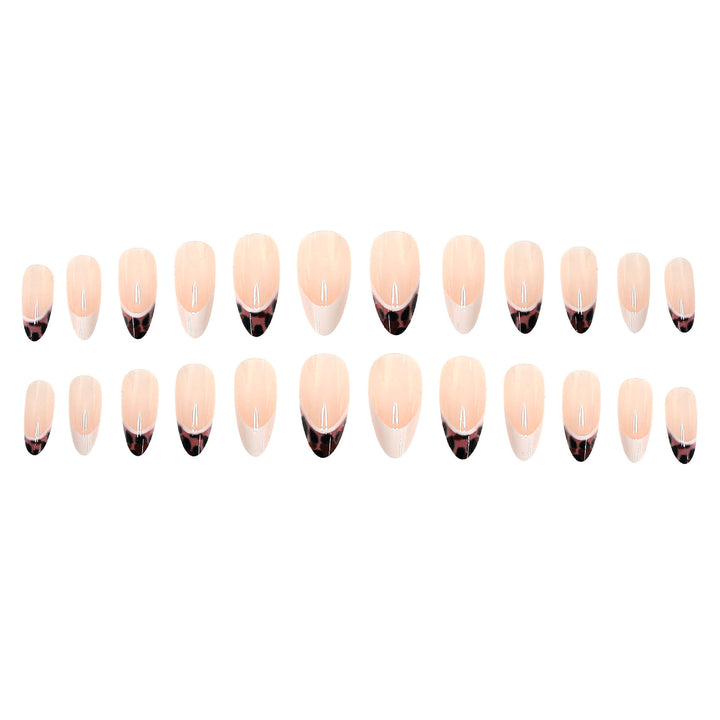 Chic Tiered Animal Print Press-On Nail Set
