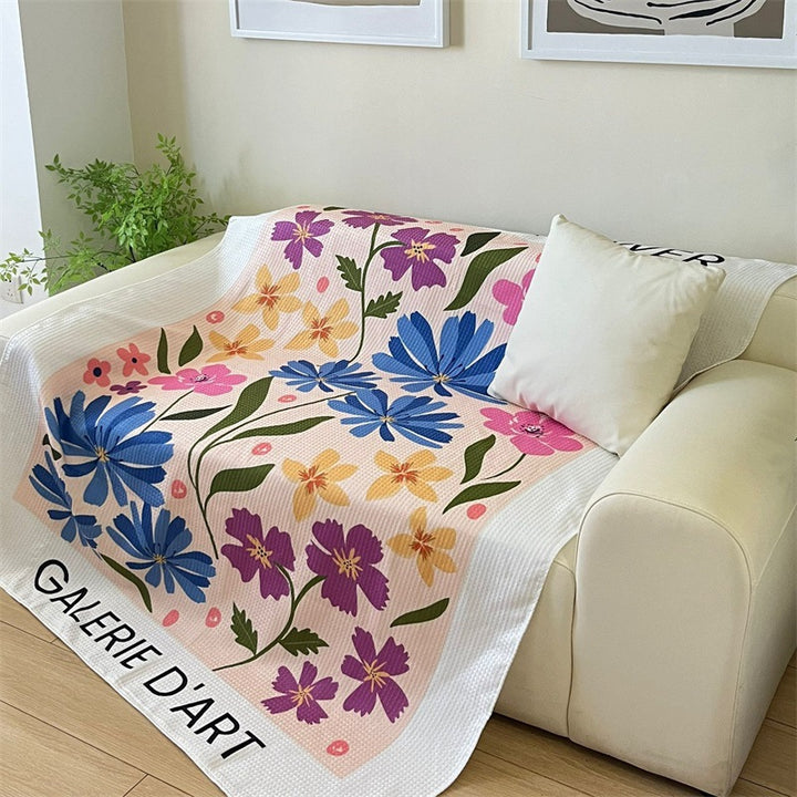Blumenmuster Steppdecke