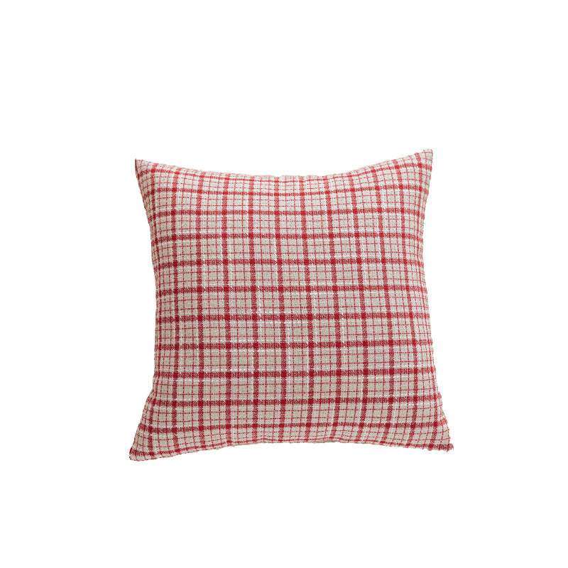 Strukturierter Pom-Pom Dekokissen