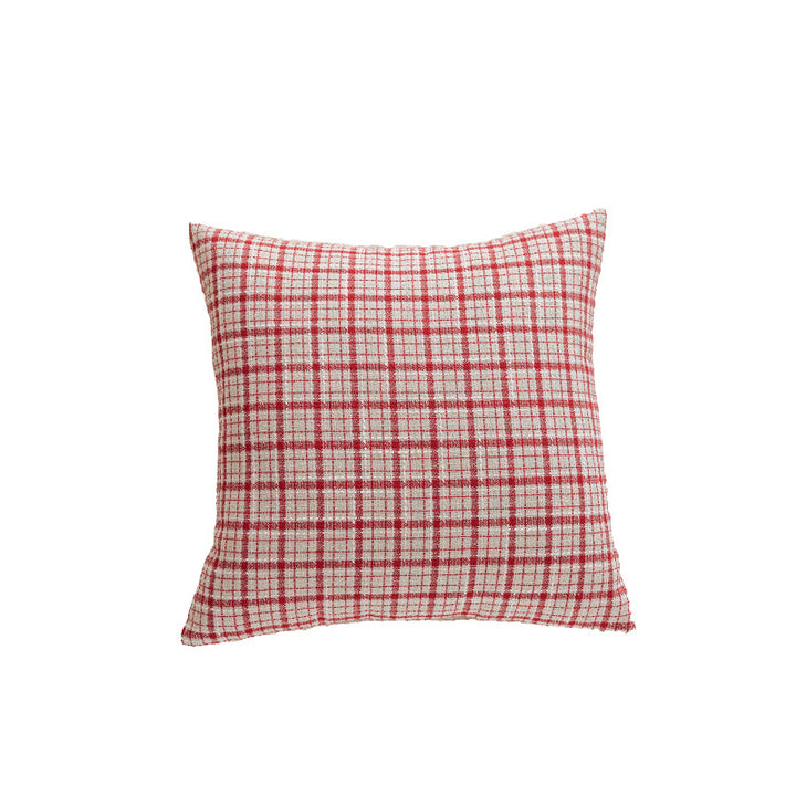 Strukturierter Pom-Pom Dekokissen