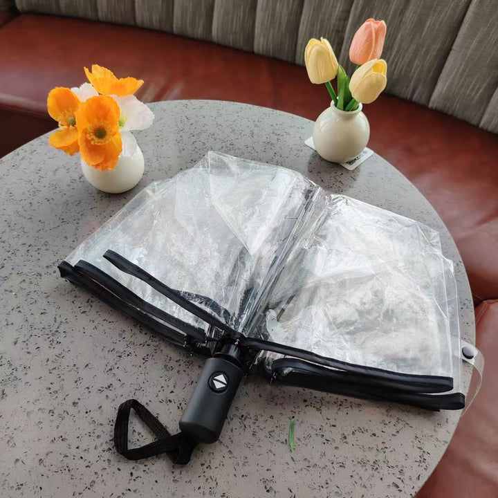 Damen Transparenter Regen-Schirm Karnz