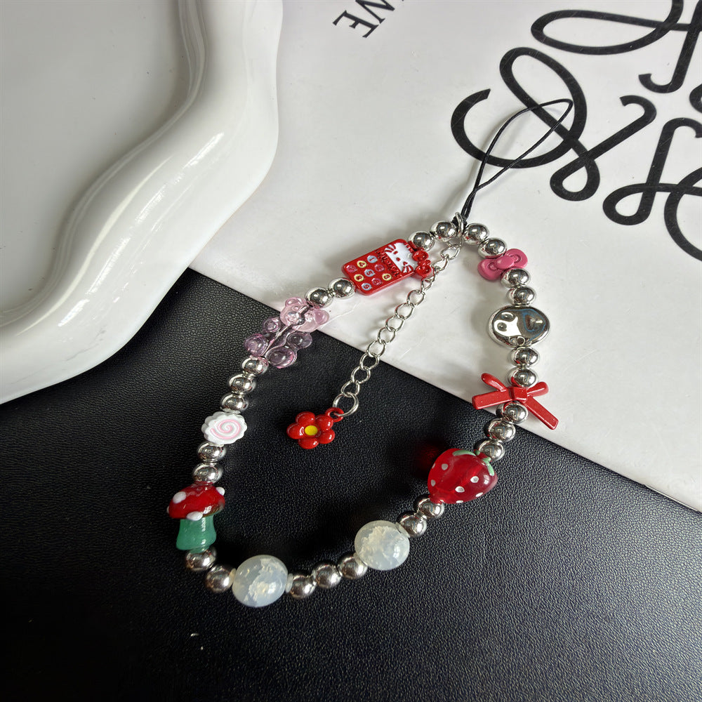 Verspielt Perlen Charme Armband Karnz