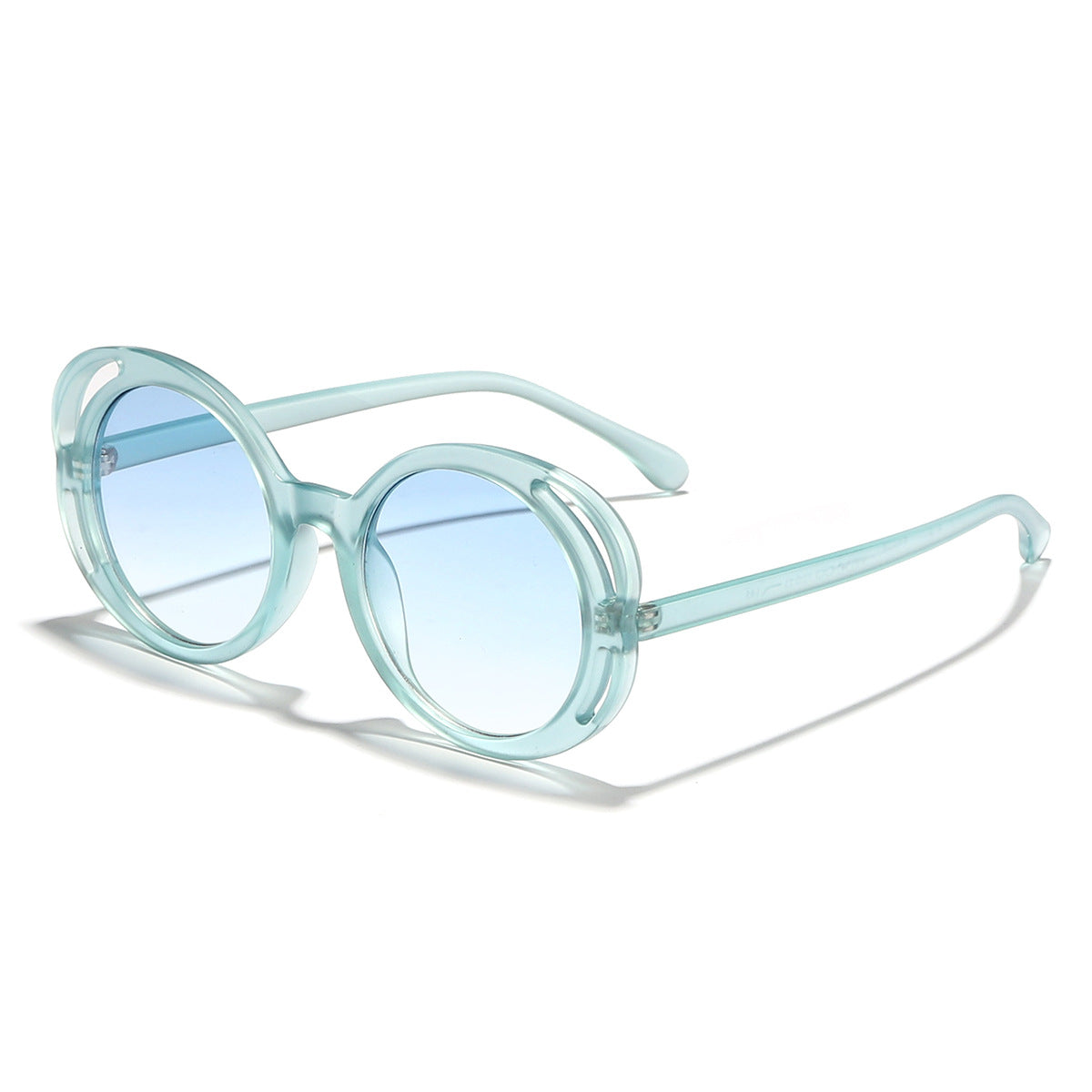 Damen modische Sonnenbrille mit komfortablem, runden Design Karnz