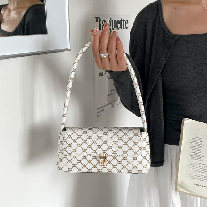 Designer gemusterte Handtasche