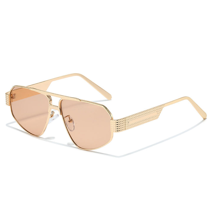 Modische geometrische Pilotenbrille Karnz