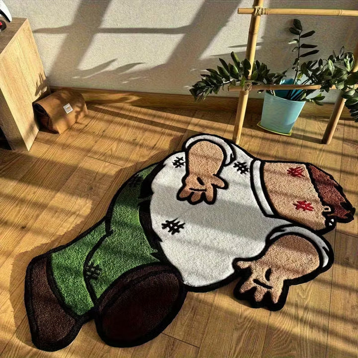 Zurück in der Form einer Cartoonfigur
