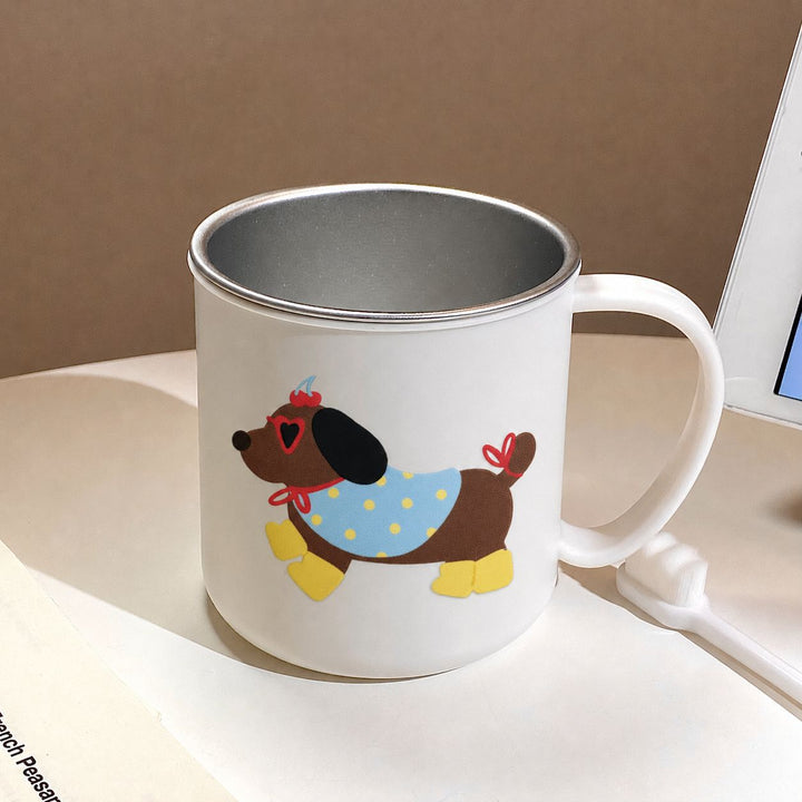 Keramiktasse mit Charmantem Hundemotiv Karnz