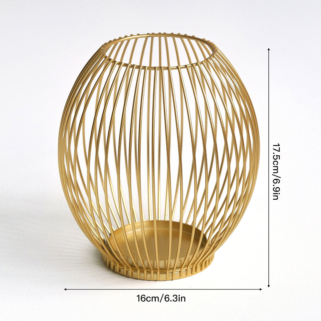 Dekorative Metallvase Karnz