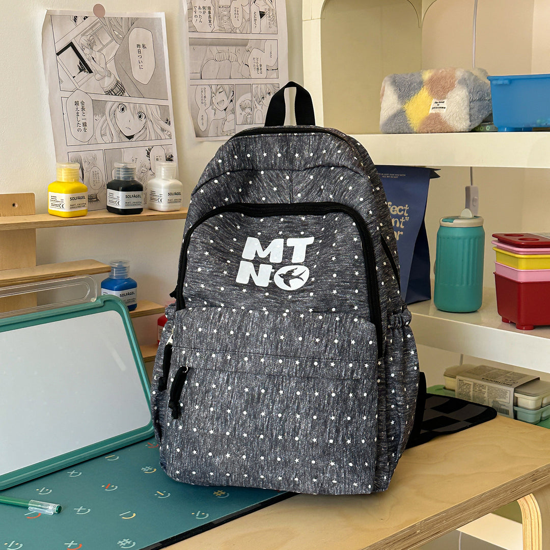 Stilvolle gepunktete Druck-Rucksack Karnz