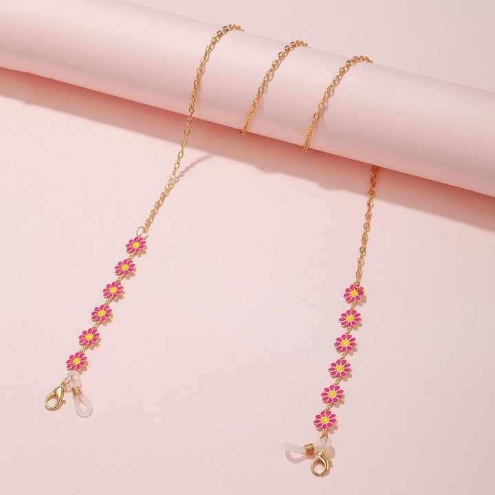 Floral Charm Brillen Kette Karnz