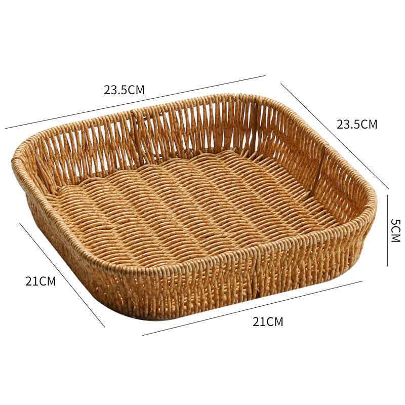 Dekorativer Rattan Servier Karnz