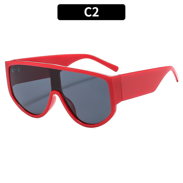 Futuristische Übergroße Schild Sonnenbrille